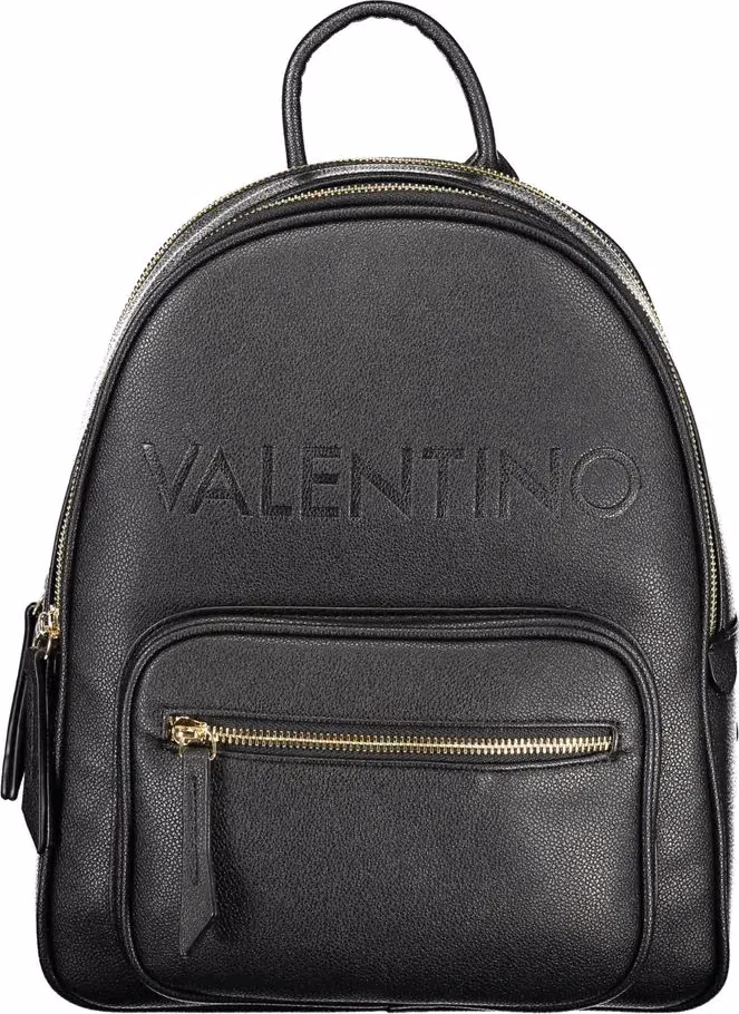 Mario Valentino Black Polyurethane Women's Backpack