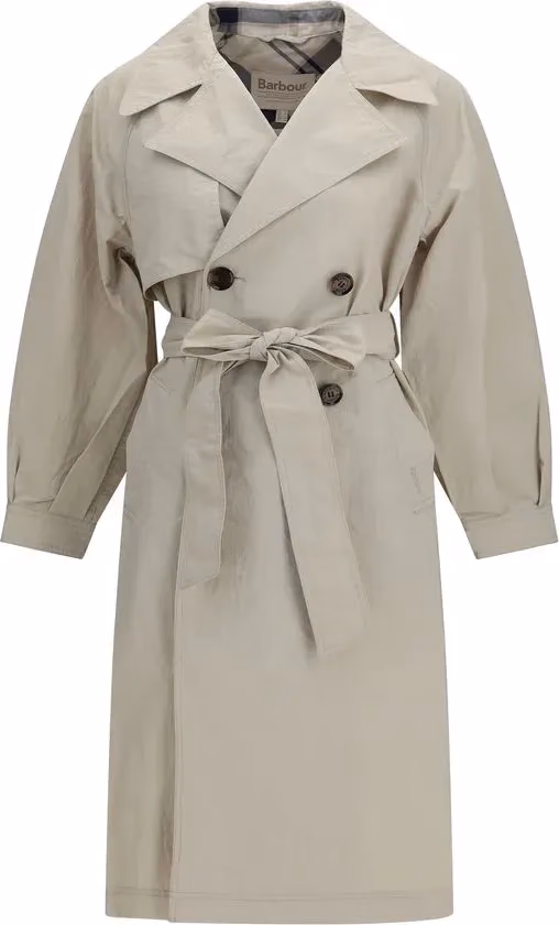 Barbour Beige Polyamide Trench Coat