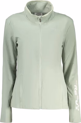 Green Cotton Womens Sweatshirt
