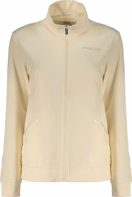 Beige Cotton Womens Sweatshirt