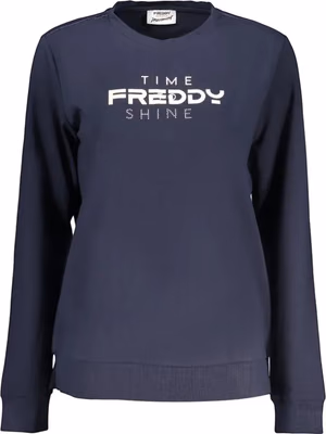 Blue Cotton Women's T-Shirt