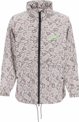 Beige Polyester Shell Jacket