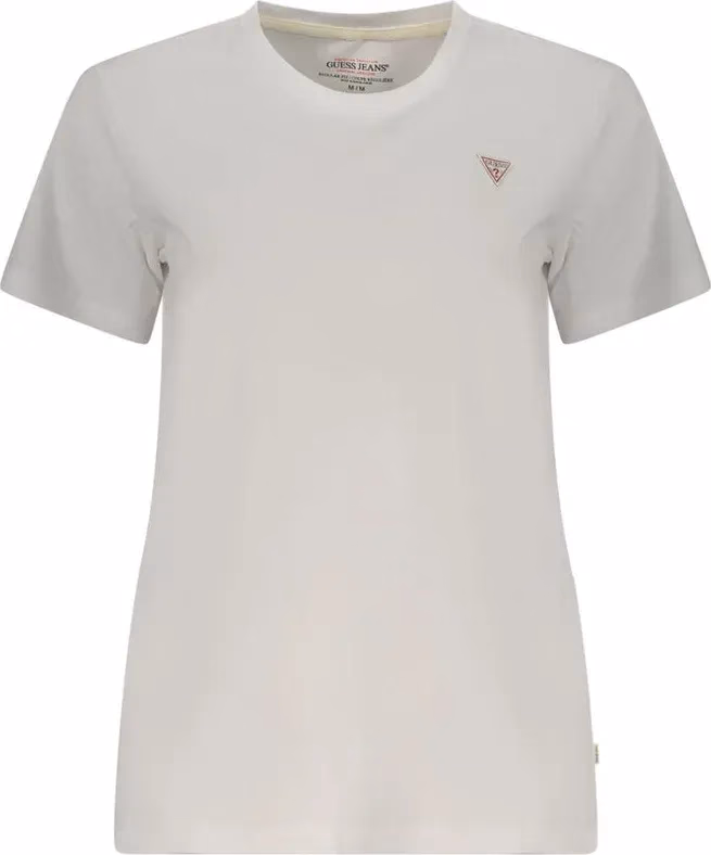 Guess Jeans White Cotton Women T-Shirt