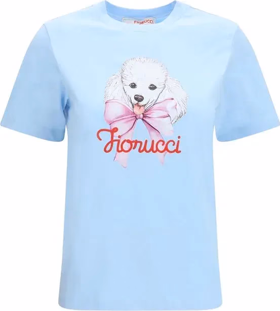 Fiorucci Blue Cotton T-Shirt