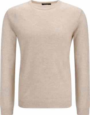 Beige Cashmere Sweater
