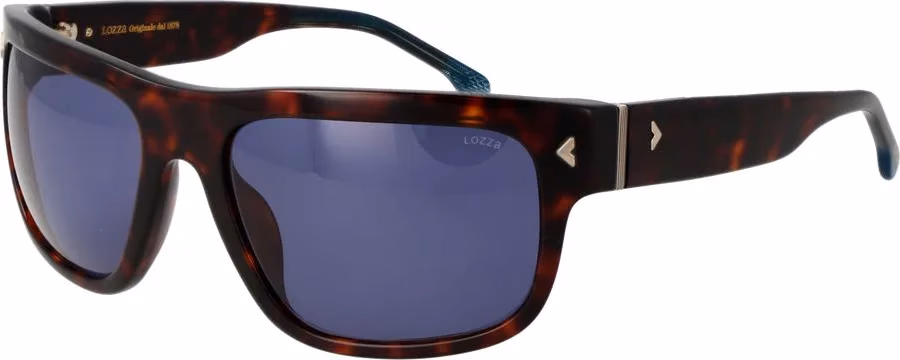 Lozza Brown Metal Sunglasses
