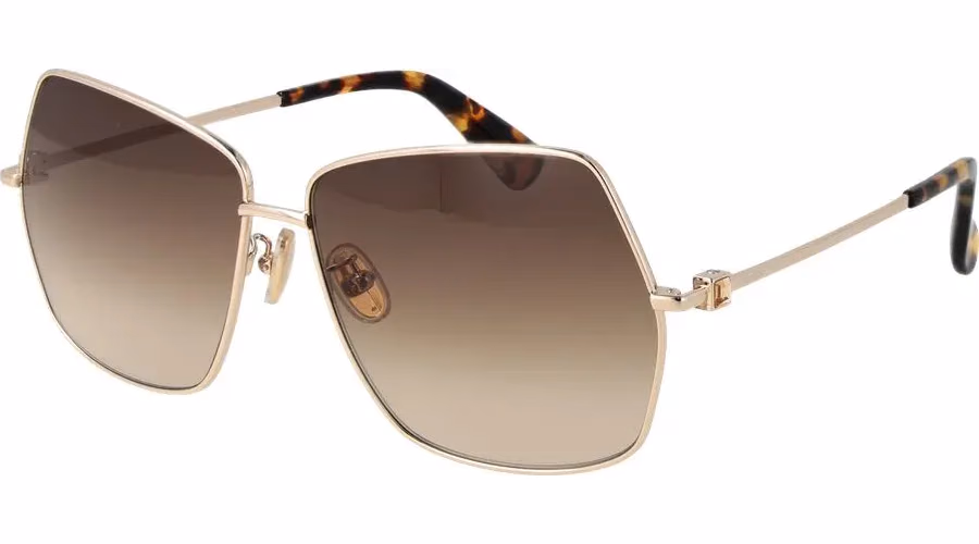 Max Mara Gold Metal Sunglasses