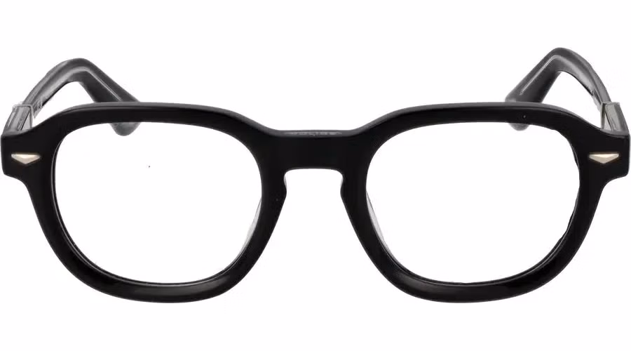 Police Black Cellulose Acetate Glasses (Frames)