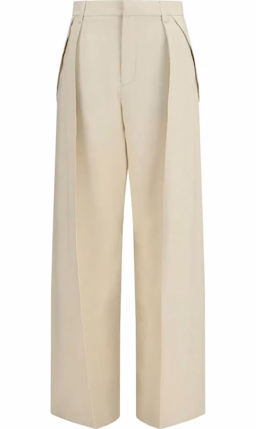 Jacob Cohen Beige Viscose Casual Pants