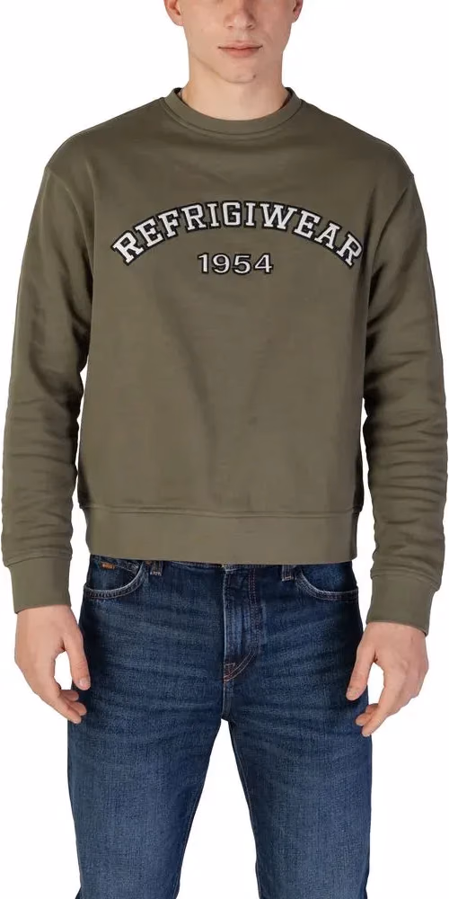 Refrigiwear Green Cotton Sweatshirt