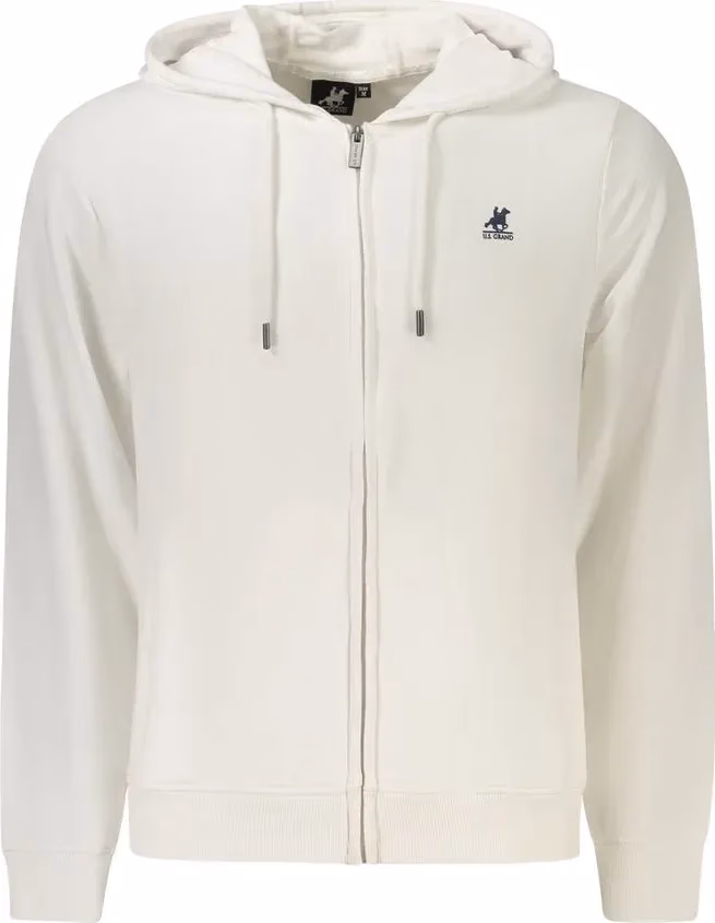 U.S. Grand Polo White Cotton Men's Sweatshirt