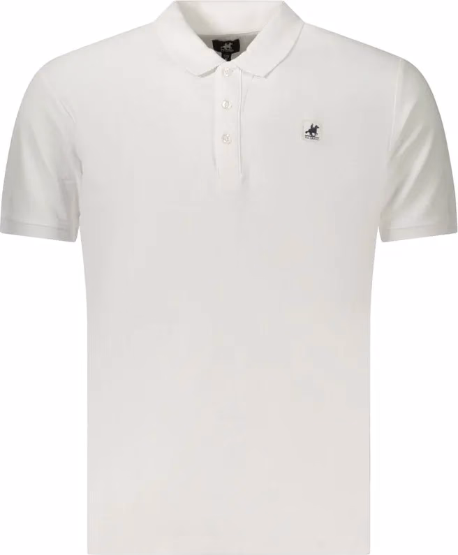 U.S. Grand Polo White Cotton Men's Polo Shirt