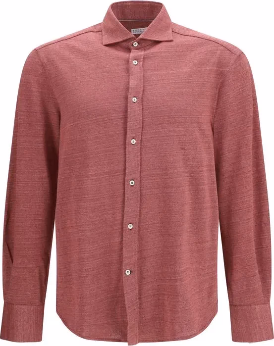 Brunello Cucinelli Multicolor Linen Shirt