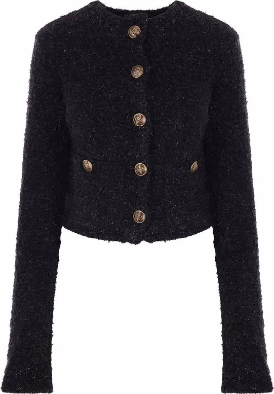 Balenciaga Black Cotton Cardigan