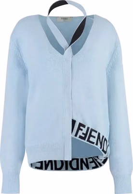 Blue Cashmere Cardigan