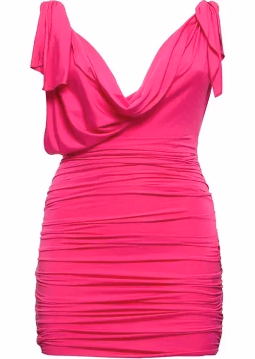 The Attico Multicolor Elastane Casual Dress