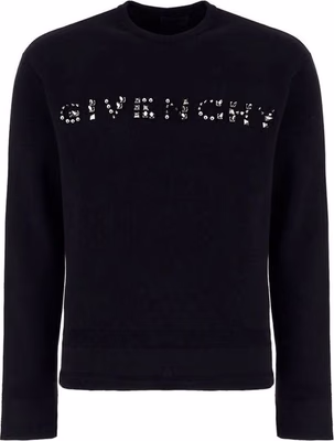 Black Cotton Sweatshirt