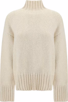 White Silk Sweatshirt