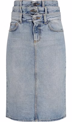 Blue Denim Skirt