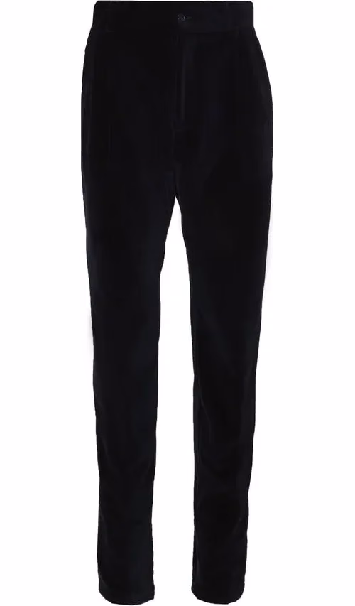 Dolce & Gabbana Black Cotton Casual Pants