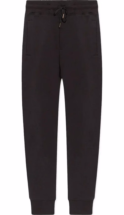 Versace Jeans Black Cotton Joggers (Workout Pants)