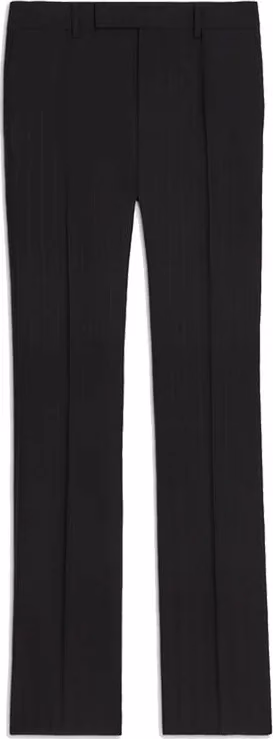 Celine Black Wool Flared Pants