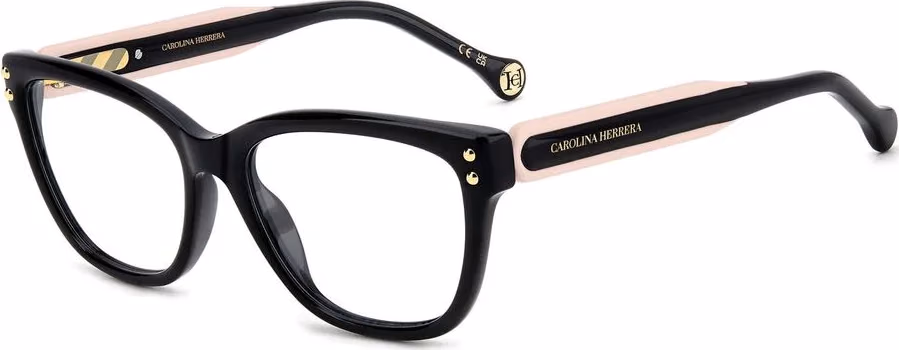Carolina Herrera Black Plastic Glasses (Frames)