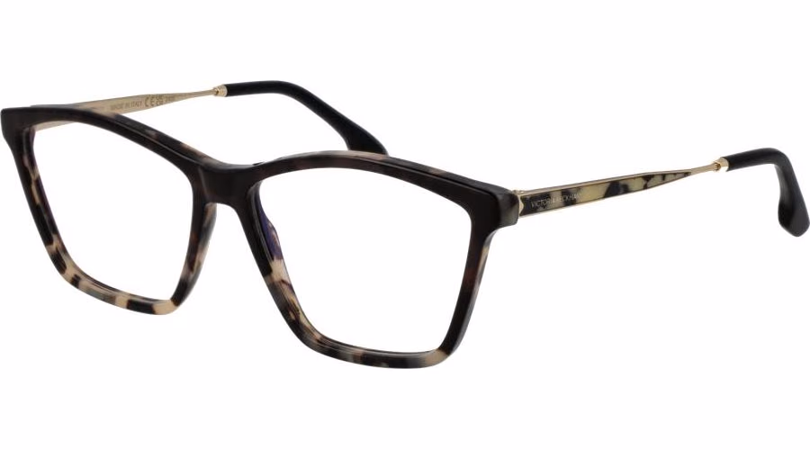 Victoria Beckham Brown Metal Glasses (Frames)