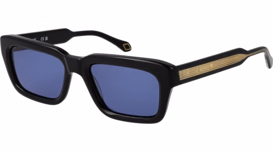 Replay Black Acetate Sunglasses