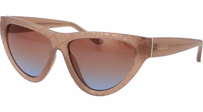 Beige Plastic Sunglasses