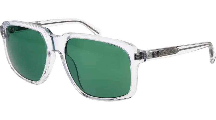 Web Transparent Plastic Sunglasses