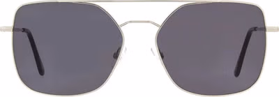 Silver Metal Sunglasses