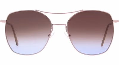 Rose Gold Metal Sunglasses
