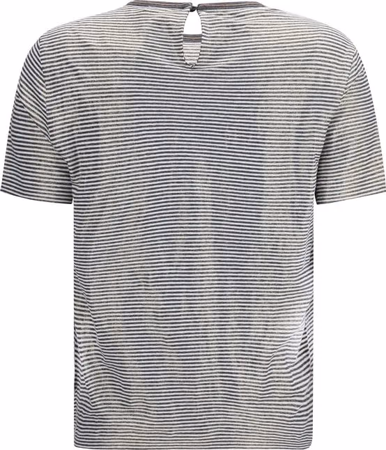 Brunello Cucinelli Multicolor Linen T-Shirt