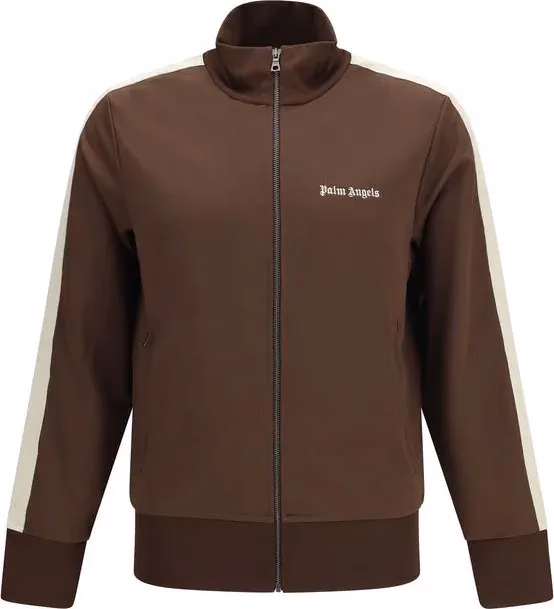 Palm Angels Brown Polyester Shell Jacket