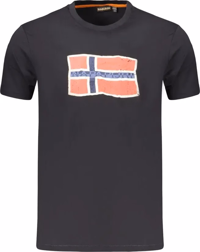Napapijri Black Cotton Men's Shirt