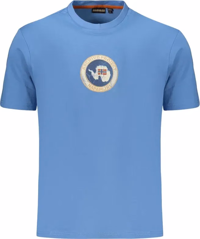 Napapijri Azzurro Cotton Men's T-Shirt