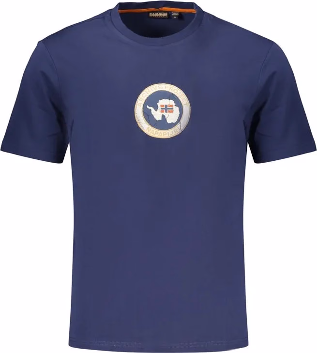 Napapijri Blue Cotton Men's T-Shirt