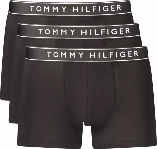 Tommy Hilfiger Black Cotton Men's Boxer Shorts