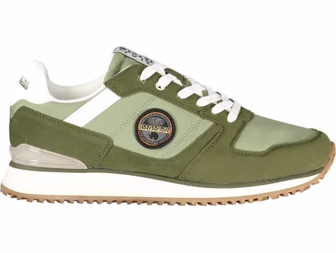 Napapijri Green Polyurethane Men's Sneaker