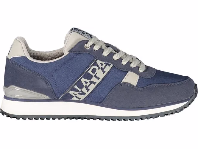 Napapijri Blue Polyurethane Men's Sneaker