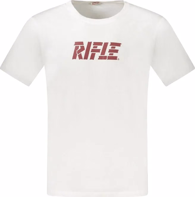 Rifle Bianco Cotton Uomo T-Shirt