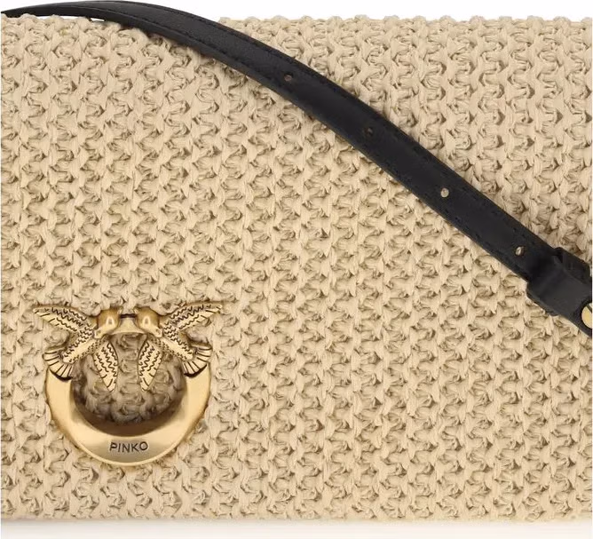 PINKO Beige Polypropylene Shoulder Bag