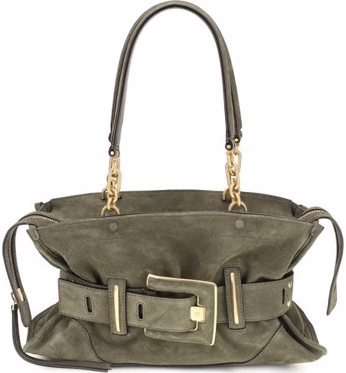 Balmain Bicolor Calf Leather Bos Taurus Handbag