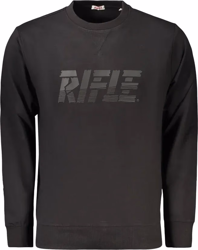 Rifle Black Cotton Men's Sweatshirt