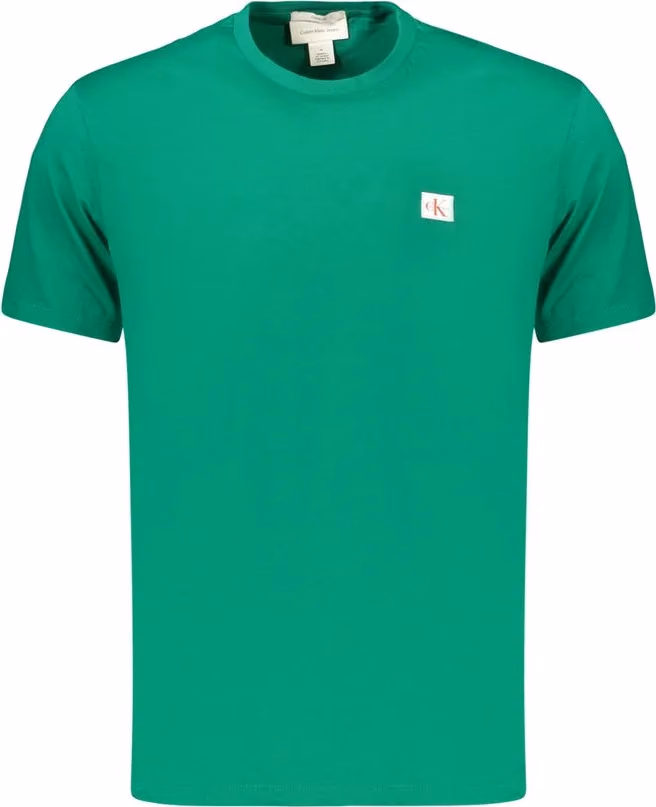 Calvin Klein Green Cotton Men's T-Shirt