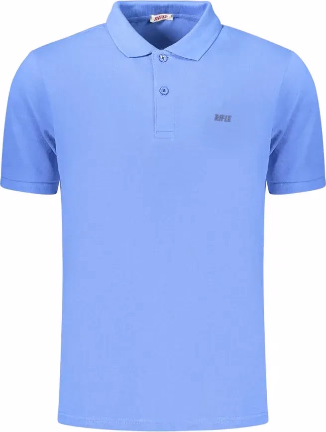 Rifle Blue Cotton Men's Polo Shirt