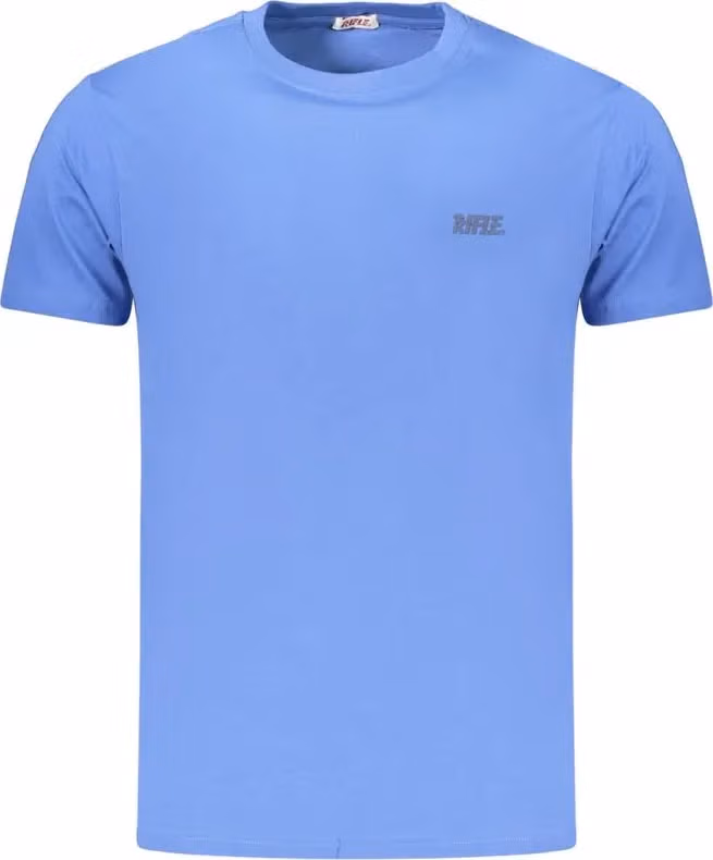 Rifle Blue Cotton Men's T-Shirt