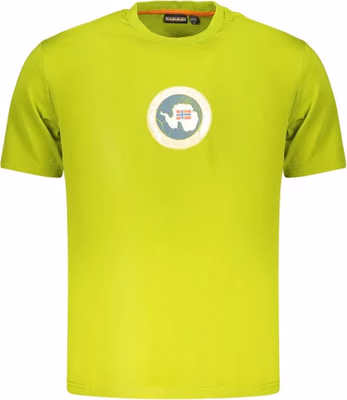 Green Cotton Men's T-Shirt