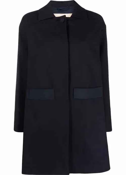 Herno Blue Cotton Coat